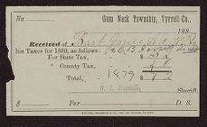 Receipts,  1878-1883